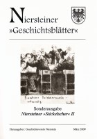 Niersteiner Geschichtsblätter Sonderausgabe "Niersteiner Stickelscher"